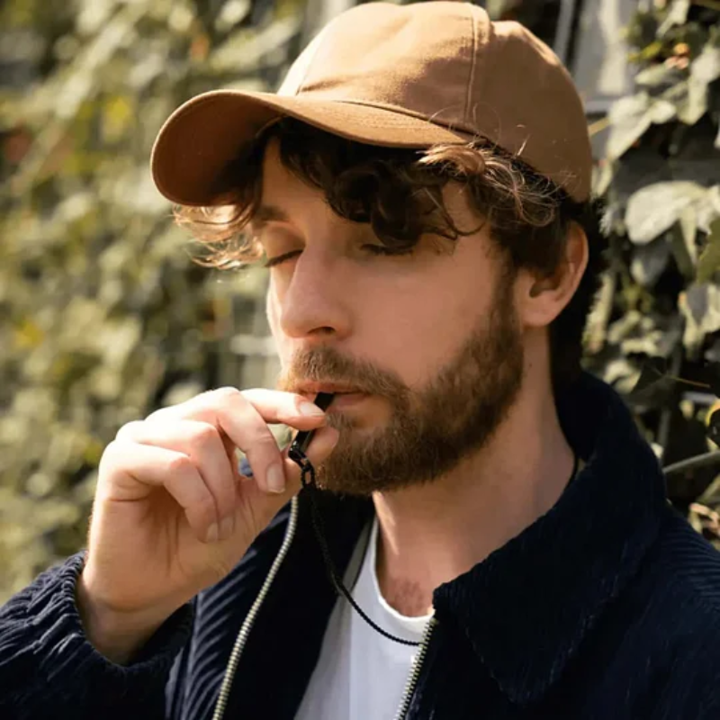 Breathing Exercise Necklace | Stainless Steel | Smoking & Vaping Alternative for Anxiety Relief