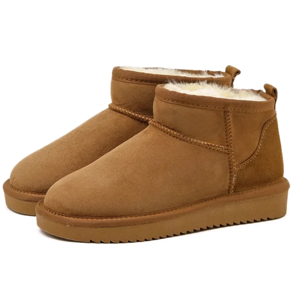 Women’s Winter Boots | Warm Plush Lining | Non-Slip Boston Mini Ankle Boots