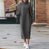 Comfortable knitted dress for women