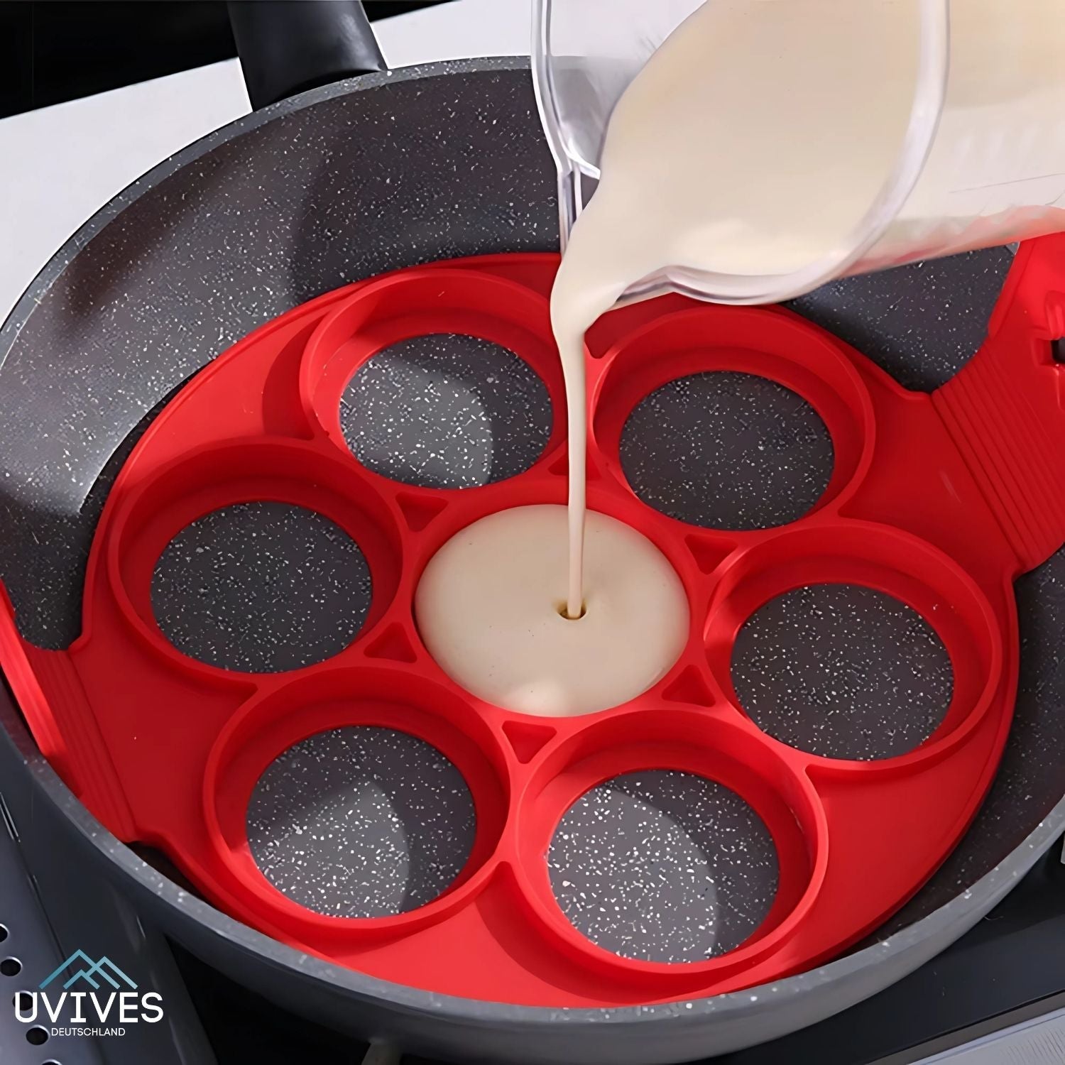 1+1 Free | Silicone Pancake & Egg Mold Set | Non-Stick | Heat-Resistant | SweetFlip™ Breakfast Tools