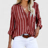Women's striped blouse – relaxed fit and versatile design