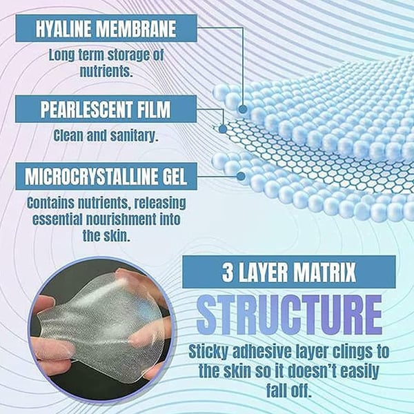 Facial Lifting Strips | Invisible Daily Use | Hydrating Plant Essence