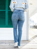 Women’s Bootcut Jeans | High-Rise Stretch Denim | Flattering Slim Fit | Frayed Hem