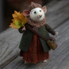 Handmade Felted Mouse Decoration | Eco-Friendly Wool | Holiday Ornament & Gift