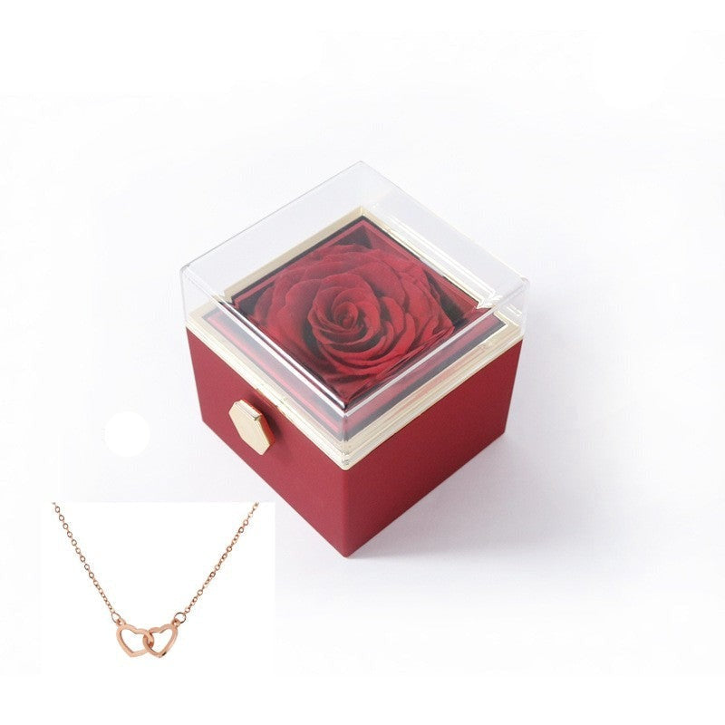 180° Rose Gift Box™ | With Engraved Love Necklace