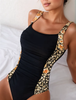 Cool one-piece sleeveless swimwear