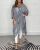 Women’s V-Neck Top | Loose Fit | Flowing Silky Fabric | Elegant Casual Blouse