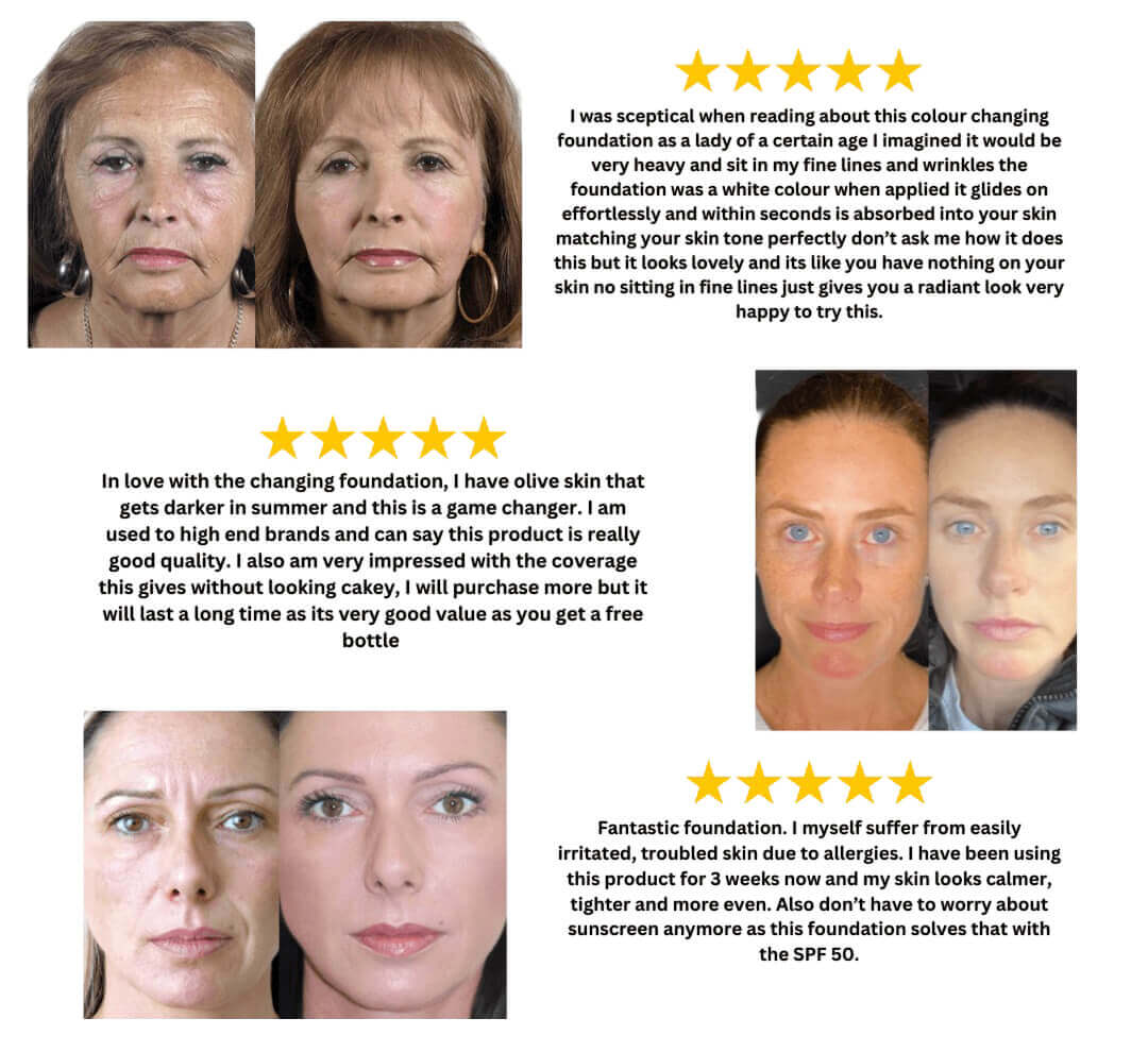 Liquid Foundation | VelvetGlow™ Smart Color-Adapting Formula | Flawless Natural Coverage | 2+2 Free Offer