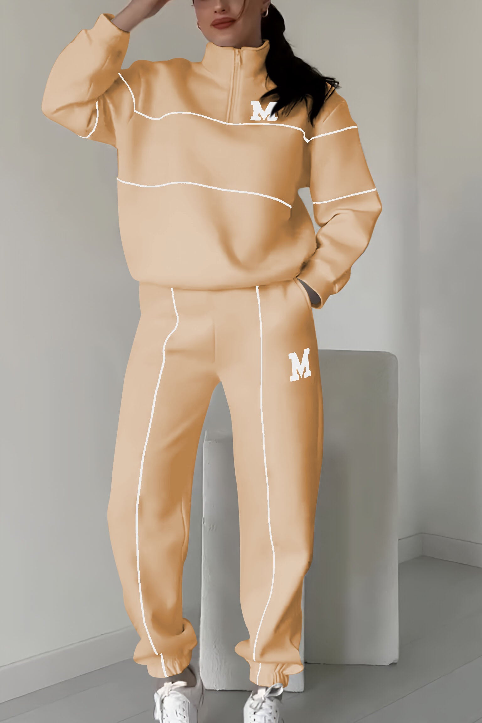 Women’s 2-Piece Set | Lightweight All-Weather Tracksuit | Soft Cotton Blend | Autumn/Winter