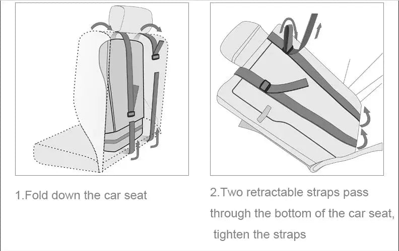 Portable Child Travel Car Seat | Foldable Safety Booster with 5-Point Harness | Ages 0–12 Years