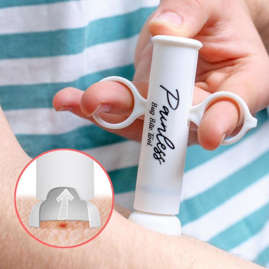 Insect Bite Relief Device | BiteAway™ Instant Itch & Sting Soother | Medical-Grade Silicone | 2+2 Free Set