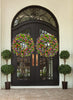 BloomWreath™ Spring & Summer Front Door Wreath | Handmade Floral Grapevine Accent