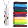 Perfumed Pendant Necklace | Stainless Steel | Interchangeable Aroma Discs