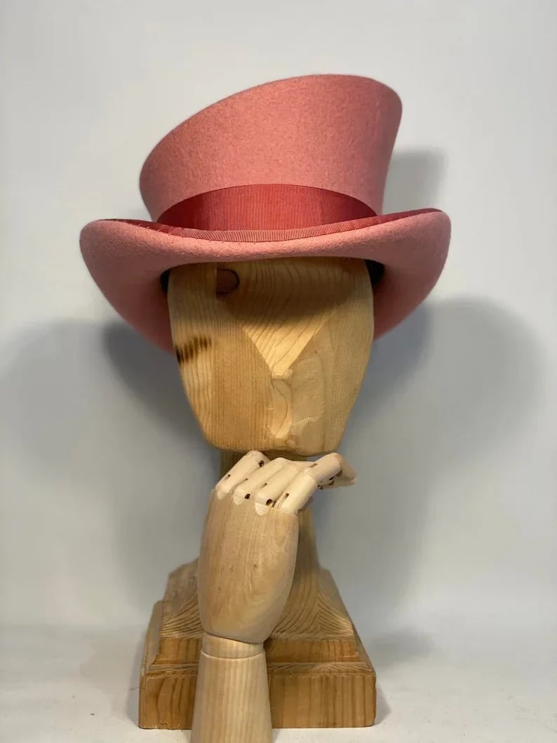 Men’s Asymmetric Top Hat | 100% Wool | Handcrafted Artisan Design