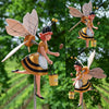 Handmade Garden Windmill | WhimsyMill™ Bird & Animal Design | Wood & Stainless Steel | Outdoor Décor