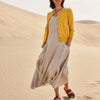 Avencea | Sleeveless Dress Made of 100% Cotton and Linen for Women