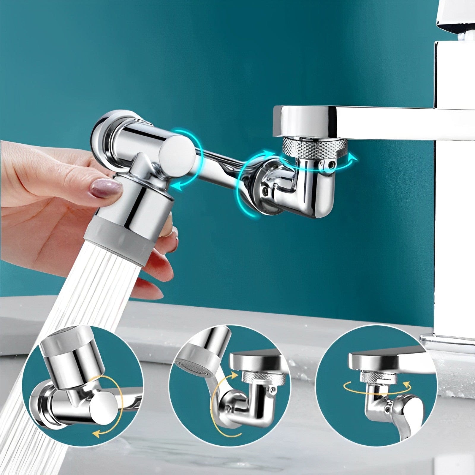 FaucetFlex™ Multi-Angle Convenience