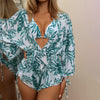 Unique spaghetti strap bikinis with cover up