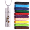 Perfumed Pendant Necklace | Stainless Steel | Interchangeable Aroma Discs