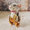Handmade Felted Mouse Decoration | Eco-Friendly Wool | Holiday Ornament & Gift