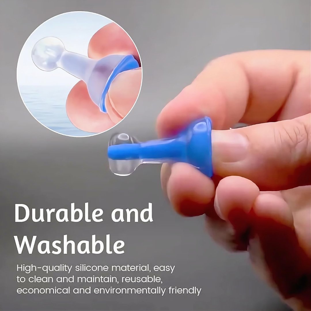 Reusable Inflatable Earplugs | Noise Cancelling & Waterproof | Medical Silicone | 35dB