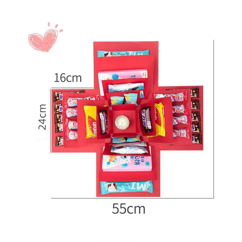 DIY Exploding Gift Box | 5-Layer Nesting Design | Customizable Surprise Box for Special Occasions