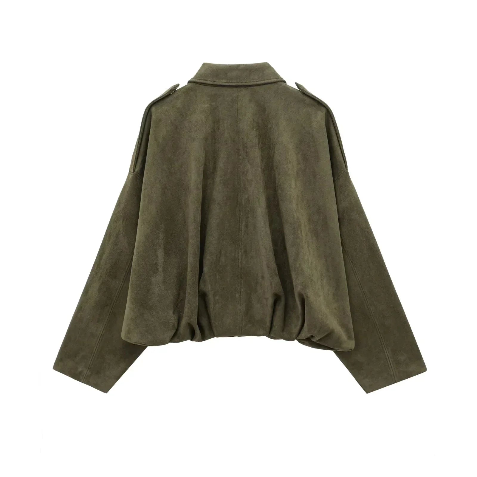 Women’s Oversized Jacket | Faux Suede | Drop Shoulder | Autumn Layer