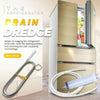 Refrigerator Drain Cleaning Kit | Flexible Brush & Spray Tool | Stainless Steel & Nylon