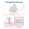 Women’s Travel Toiletry Bag | Waterproof Lining | 4 Compartments | Upright Full-Open Design | 11 × 6.3 × 9.4 in
