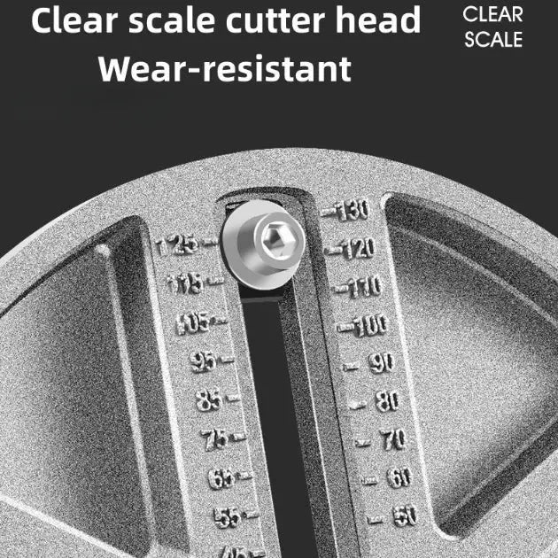 Adjustable Hole Saw Drill Punch | 45–130 mm Diameter | Triple-Blade Design | For Wood, Plaster & Ceiling Cuts