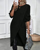 Emma | Luxurious Knit Dress with Slit for Women
