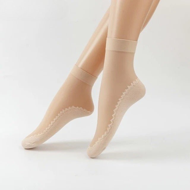 Women’s No-Show Socks | Anti-Slip Cotton Blend | Breathable & Durable Everyday Wear