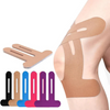 Pre-Cut Knee Support Tape | Breathable Cotton | Elastic & Water-Resistant Adhesion