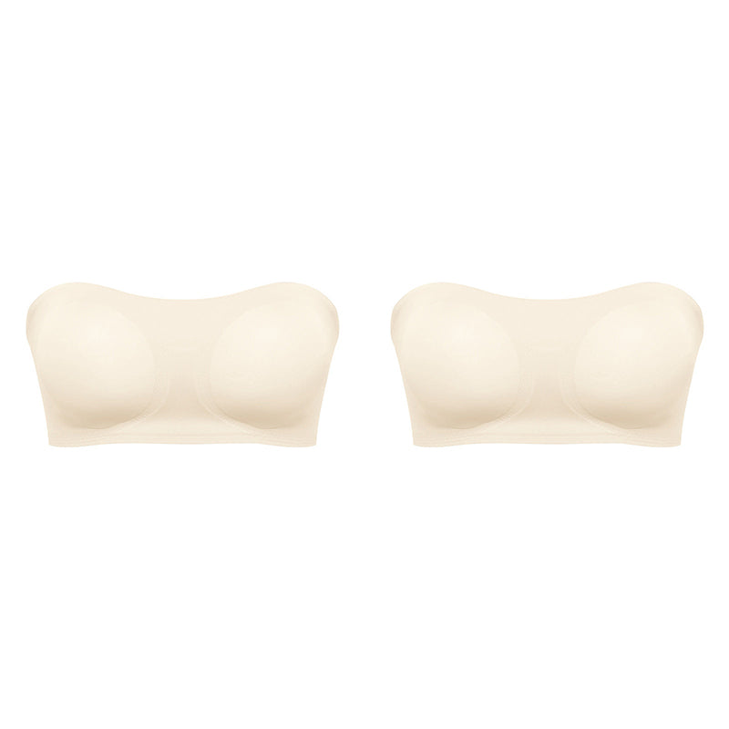 Women’s Strapless Bra | Grip-Sure Side Closure | Seamless Invisible Support | Cloud-Soft Nylon