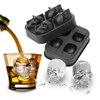 Halloween Skull Ice Mold | 3D Silicone Tray | Food-Grade, Heat-Resistant & Dishwasher Safe