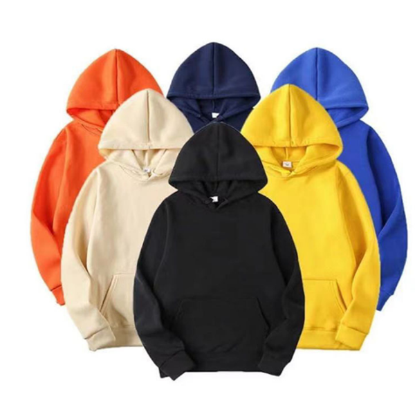 Heidi-Mode | Solid Color Hooded Sweatshirt Made of Cotton for Women