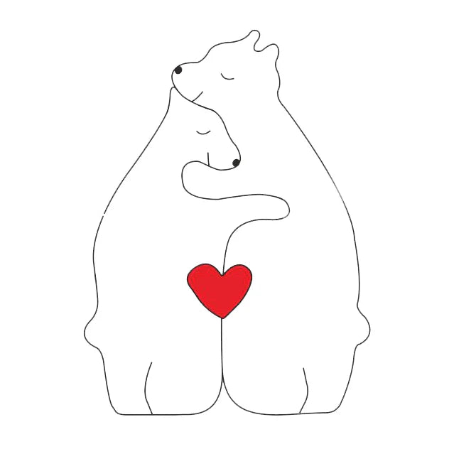 CozyBears™ Wooden Family Puzzle
