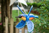Handmade Garden Windmill | WhimsyMill™ Bird & Animal Design | Wood & Stainless Steel | Outdoor Décor