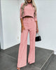 Women’s Two-Piece Suit Set | Tailored Jacket & High-Waist Pants | Elegant & Versatile