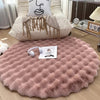 Nordic Round Plush Floor Mat