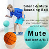 Silent Indoor Basketball | Soft PU Foam | Lightweight No-Noise Dribbling Ball