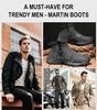 Men’s Waterproof Martin Boots | Wear-Resistant | Anti-Slip Sole | All-Day Comfort