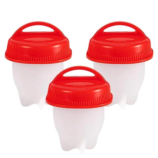 YolkCraft™ Egg Molder Cooking Pods | Easy Hard-Boiled & Poached Egg Maker | Dishwasher Safe
