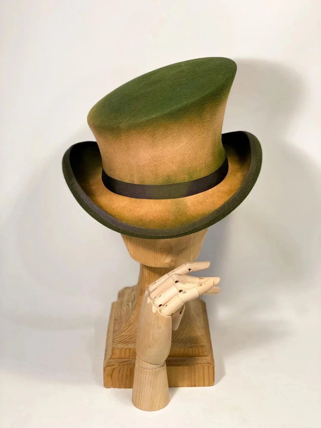 Men’s Asymmetric Top Hat | 100% Wool | Handcrafted Artisan Design