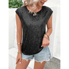 Sparkella™ – Short-Sleeved Sequin Top for Women