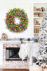 BloomWreath™ Spring & Summer Front Door Wreath | Handmade Floral Grapevine Accent