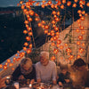 Autumn Maple Leaf String Lights | Warm White LED Garland | Battery or USB Powered