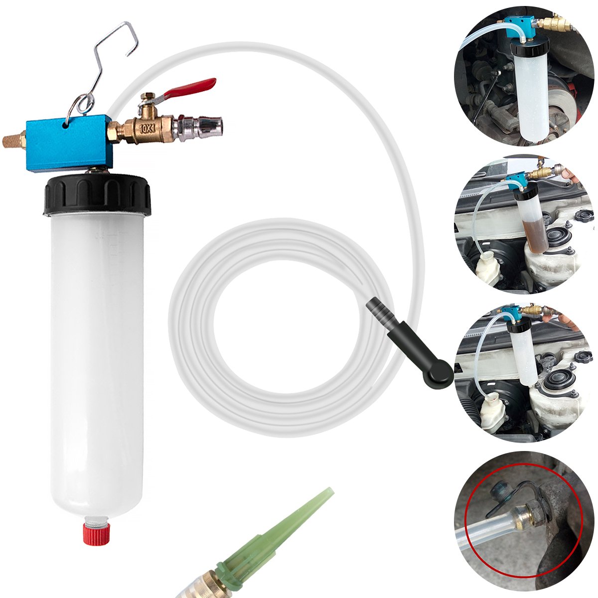 Brake Fluid Change Kit | One-Person Operation | Clean & Durable Plastic Design