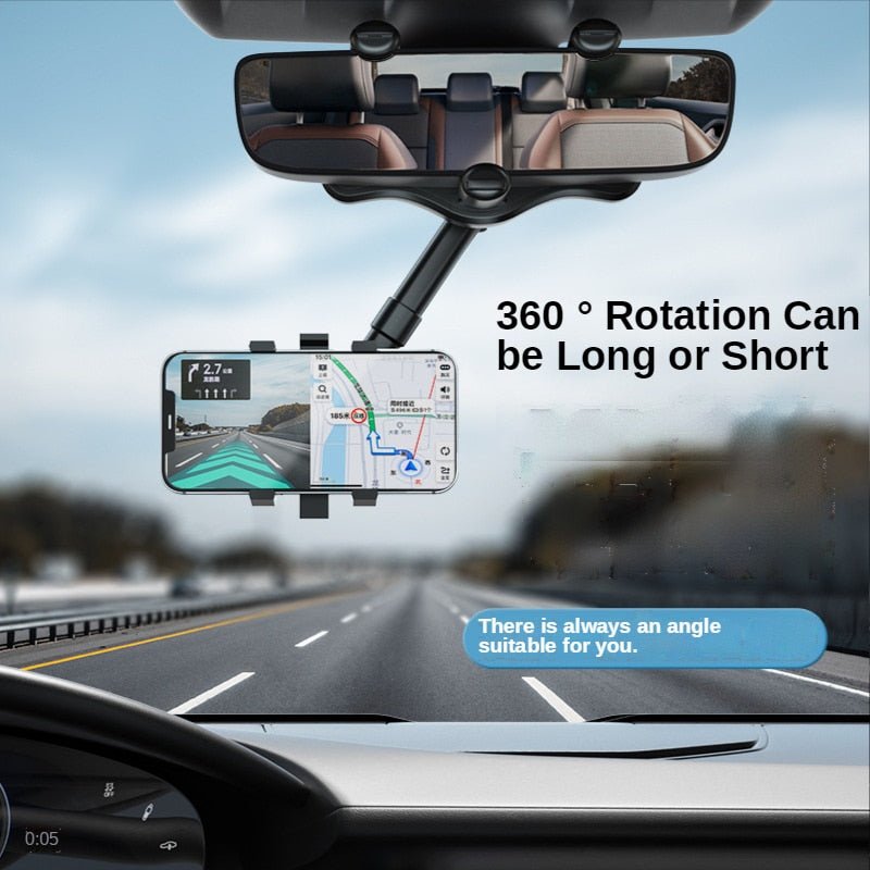 Pro Max 360° Rearview Mirror Phone Holder