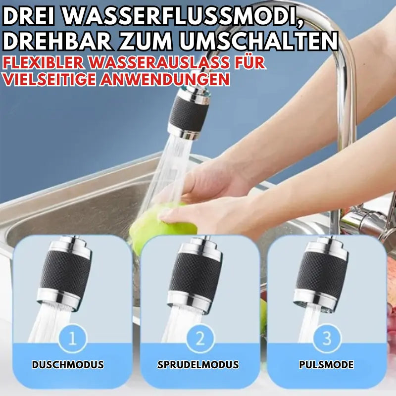 Faucet Attachment | 360° Swivel | Anti-Splash Water Flow